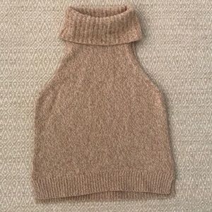 Madewell sleeveless Cowl-neck sweater